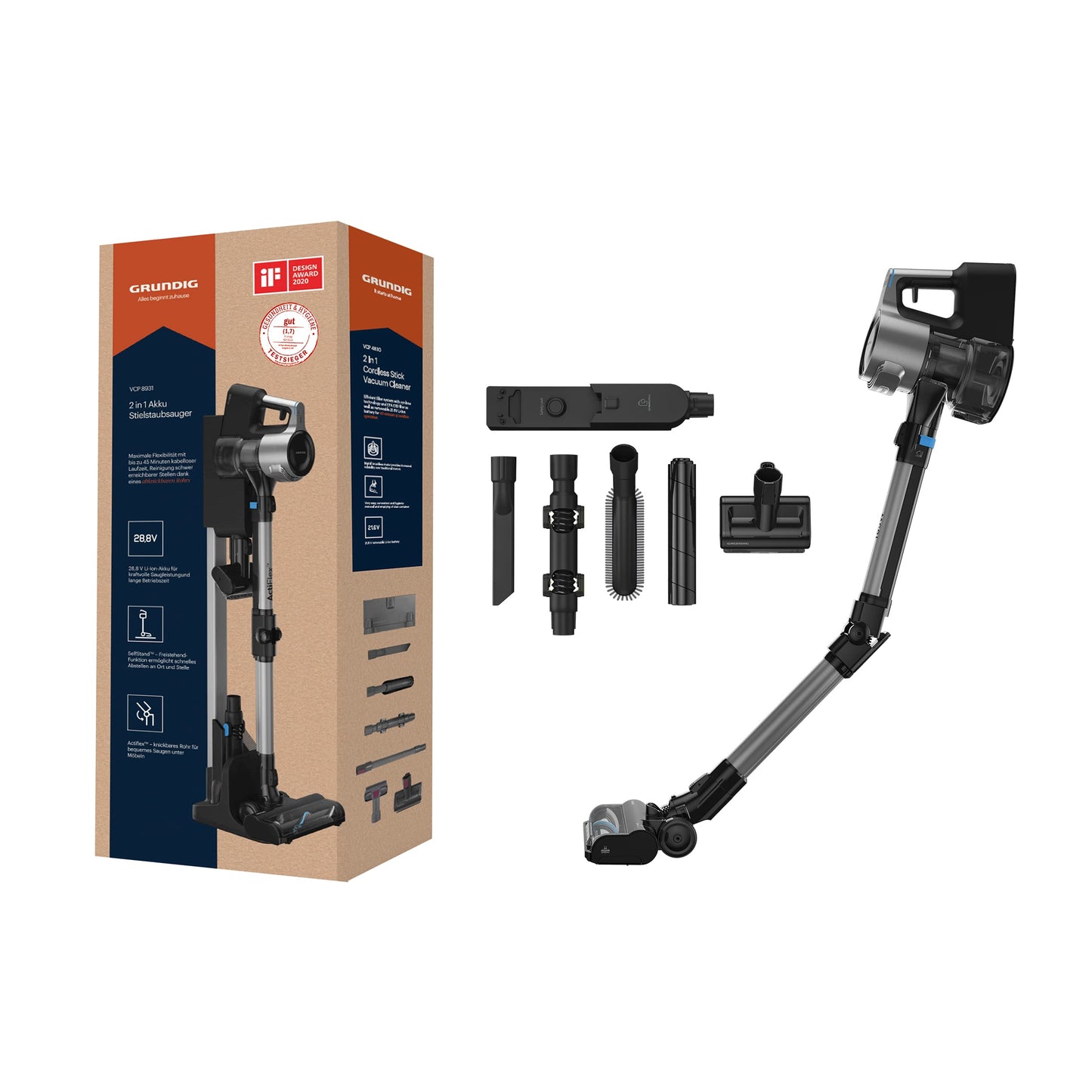 Aspirateur balai GRUNDIG - VCP8931