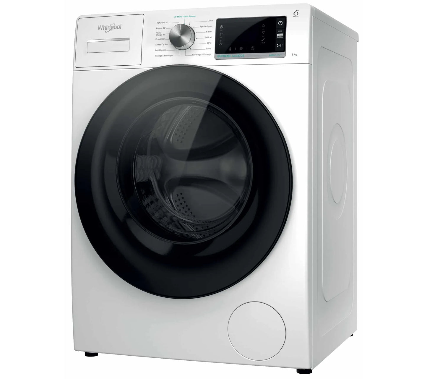 Lave-linge 8Kg WHIRLPOOL – W6W845WBFR