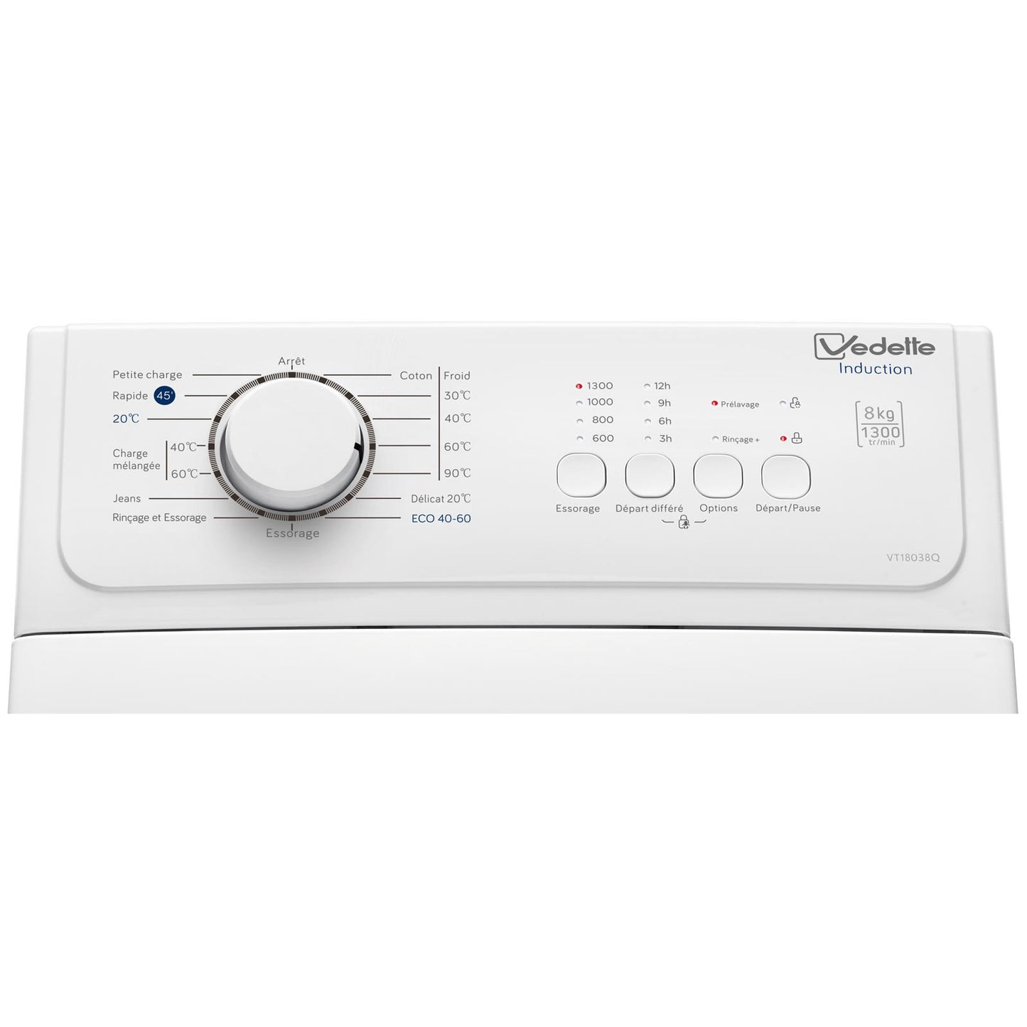 Lave-linge top VEDETTE - VT17026
