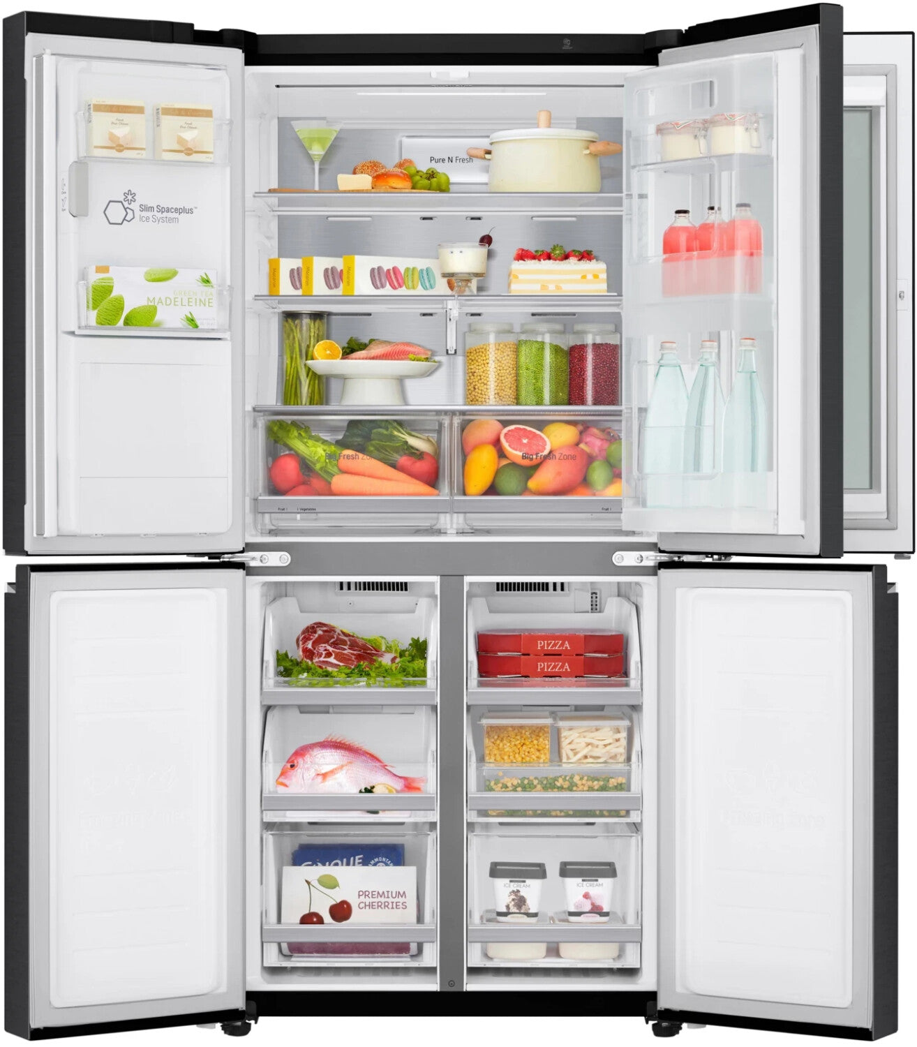 Réfrigérateur Multiportes LG - GMX844MC6F