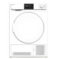 Sèche-linge 8 KG SHARP - KD-HCB8S7PW91