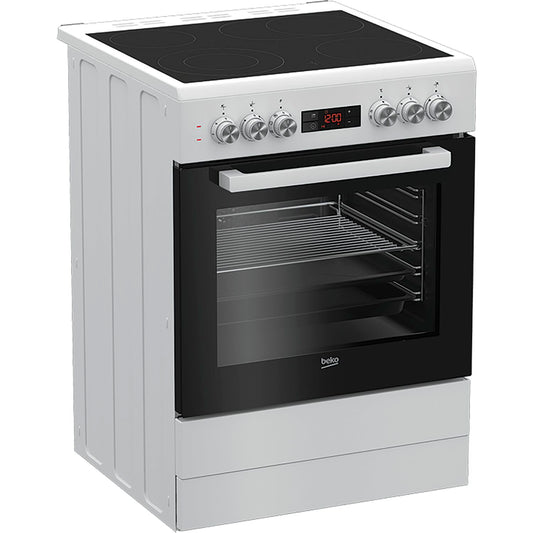 Cuisinière Vitrocéramique BEKO - FSM67320GWS