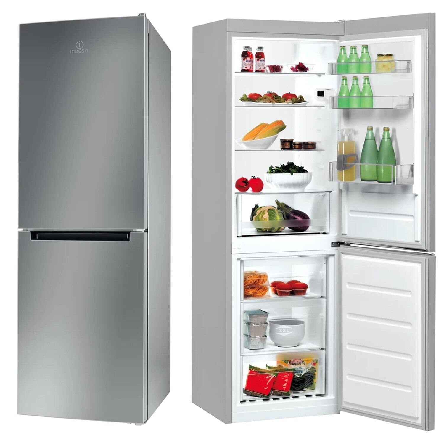 Réfrigérateur Combiné Inox INDESIT - LI7S2ES – Top-Kronos