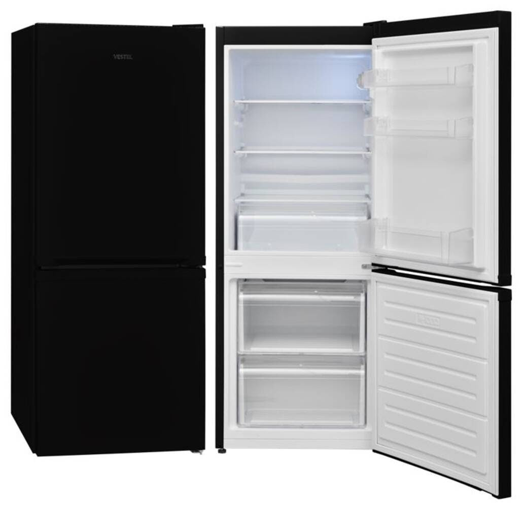 Réfrigérateur combiné noir VESTEL - KVC632SF